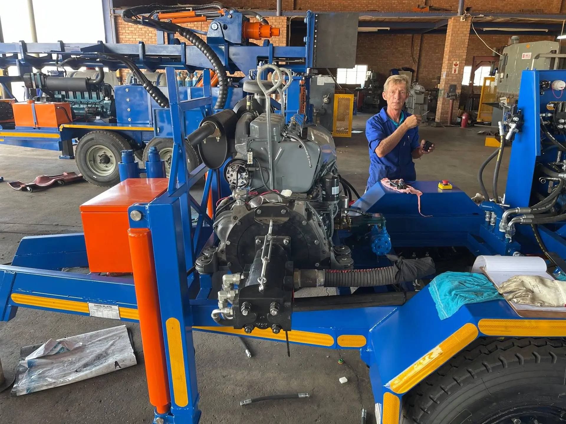 Drillbuilders Engineer at work