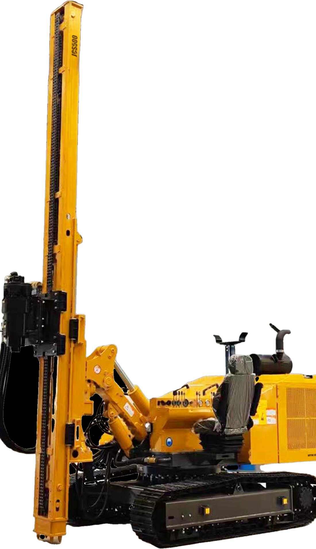 JCS500 solar piling rig studio view.