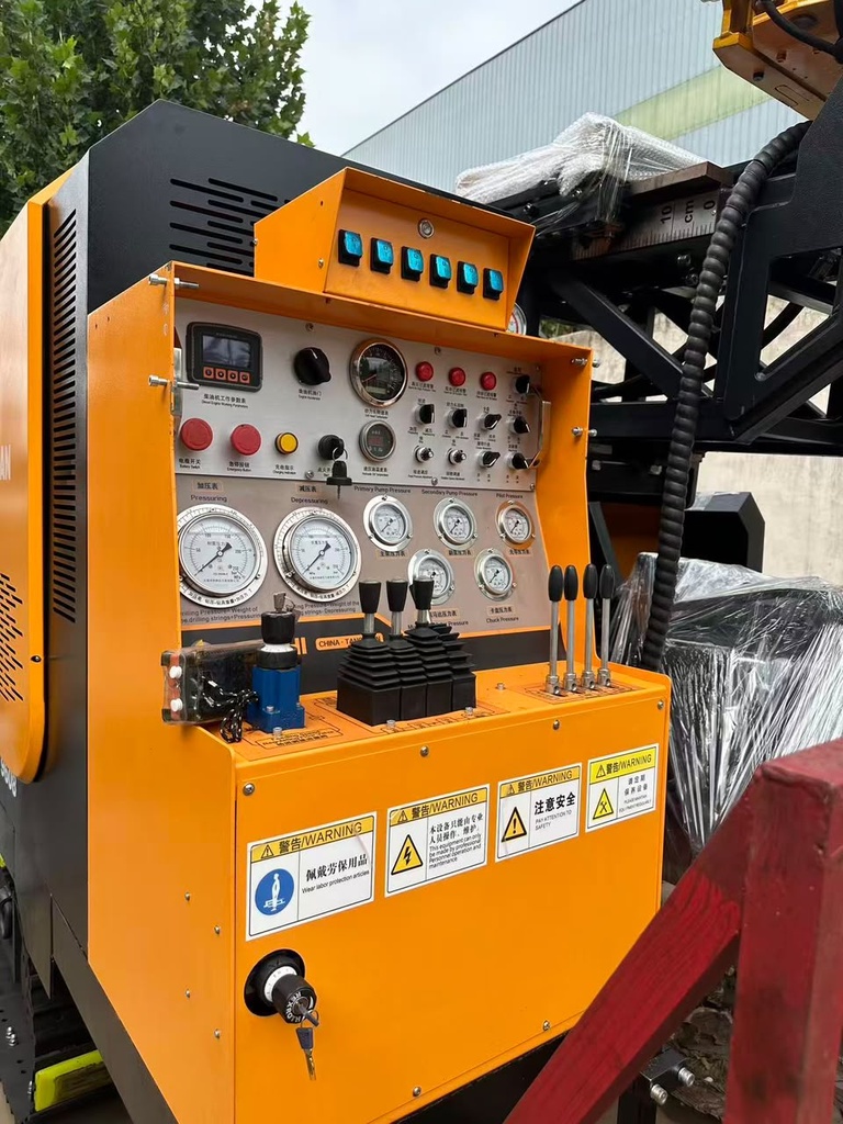 JW1000C Crawler-Mounted Core Drilling Ri jw1000c_controls