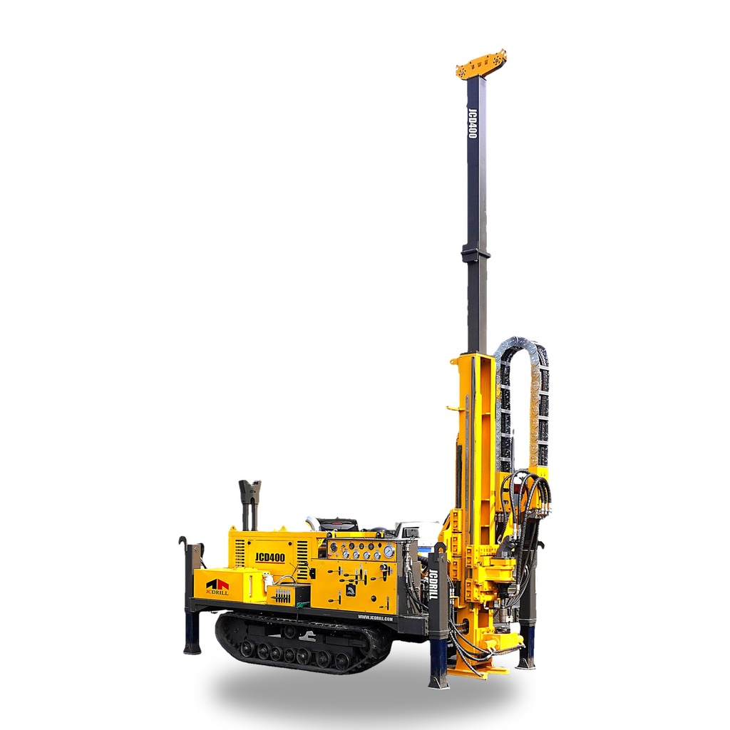 JCD400 Crawler-Mounted Core Drilling Rig jcd400_mast_up