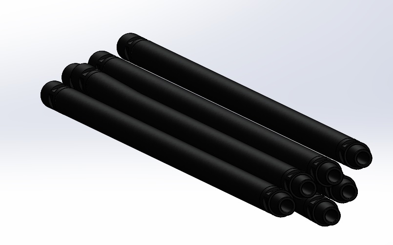 Drill Rod 1.5m 89mm Sch80 2 3/8 inch reg